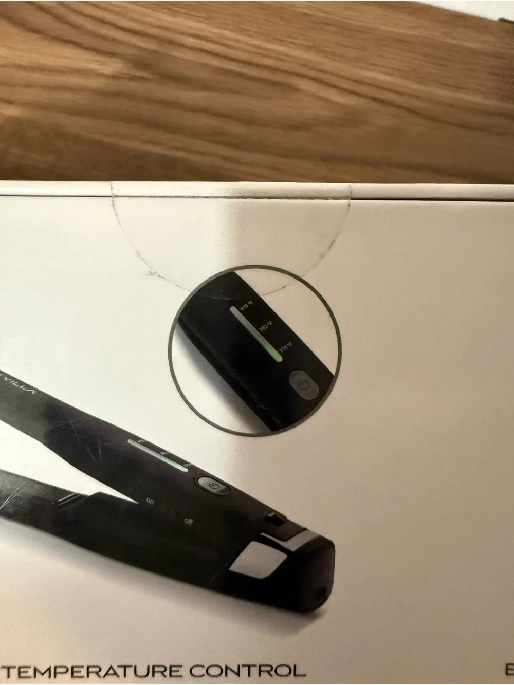 Sam Villa Pro Results Cordless Flat Iron - White Box